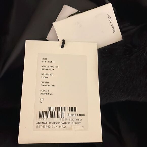 NWT STAND STUDIO Faux Fur Jacket - Picture 5 of 6